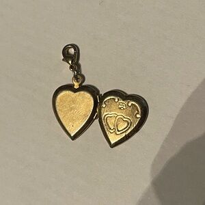 Gold tone  Heart Locket Charm